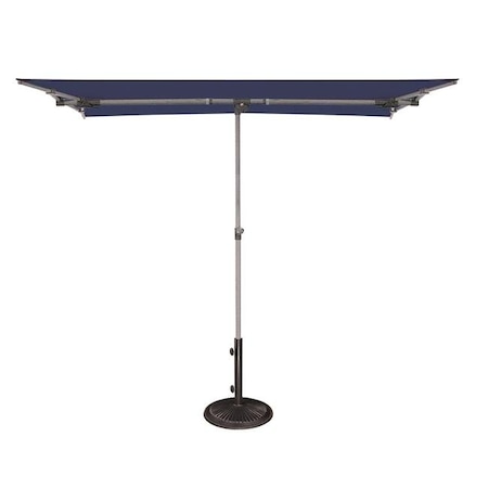 Simply Shade SimplyShade SSBU-5X7RT5T-P034 Capri 4.95 ft. x 6.93 ft. Rectangle Balcony Umbrella  Navy SSBU-5X7RT5T-P034